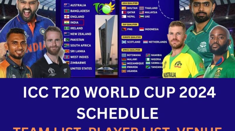 T20 World Cup Schedule