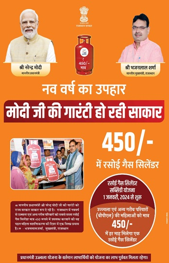 Rajasthan Gas cylinder Scheme  