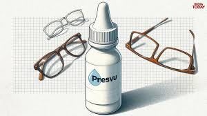 "PresVu Eye Drops Bottle - Innovative solution for presbyopia"