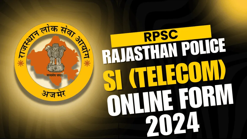 RPSC SI Telecom Vacancy