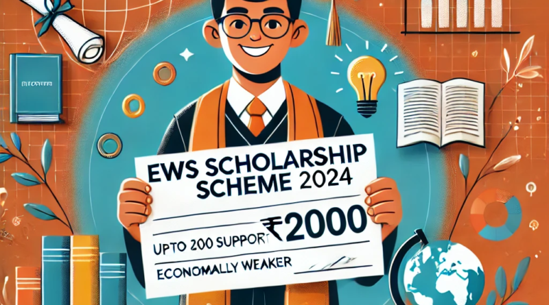 EWS Scholarship Yojana for economically weaker students .