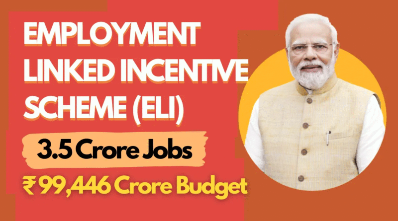 “ELI Scheme India 2025 – भारत सरकार की 1 लाख करोड़ की योजना से 3.5 करोड़ रोजगार सृजन”